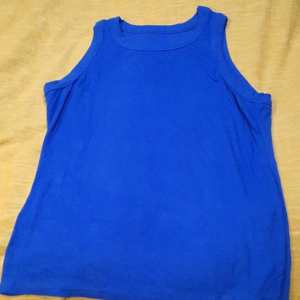 Blue tank